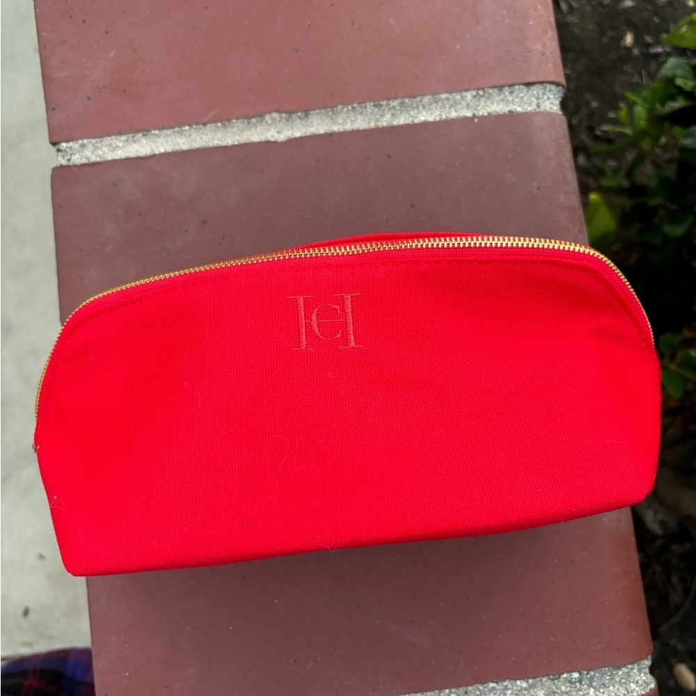 Carolina Herrera Red Cosmetic Bag - Picture 1 of 5
